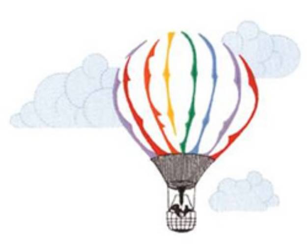 Picture of Lg. Balloon Machine Embroidery Design