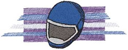 Helmet Logo Machine Embroidery Design