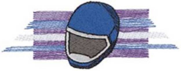 Picture of Helmet Logo Machine Embroidery Design
