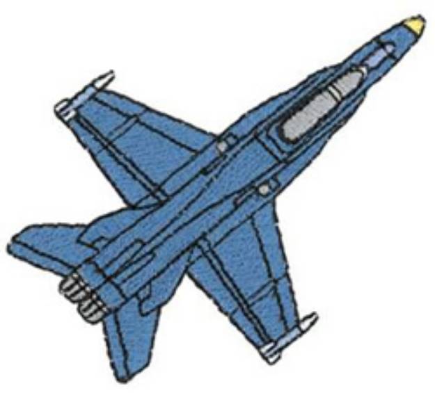 Picture of F/a-18 Hornet Machine Embroidery Design