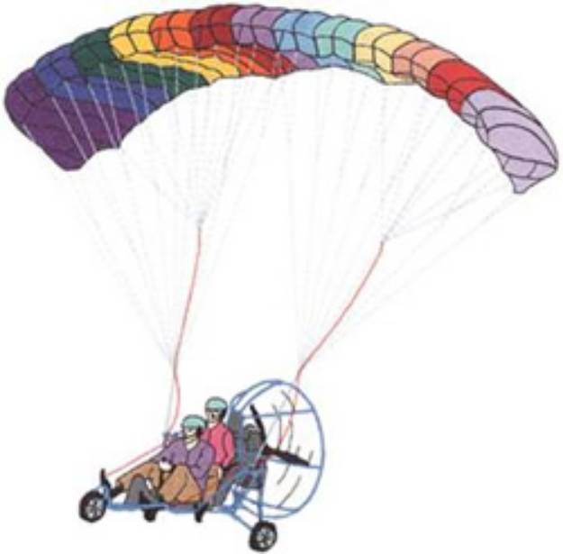 Picture of Aerochute Machine Embroidery Design