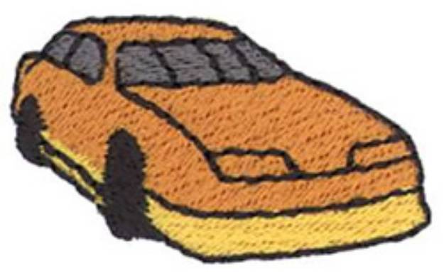 Picture of Stock Car Machine Embroidery Design