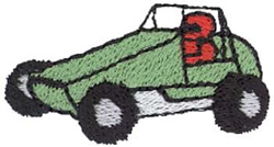 Sprint Car Machine Embroidery Design