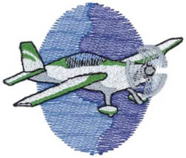 Picture of Aerobatic Plane Machine Embroidery Design