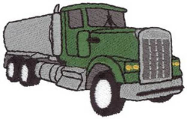 Picture of Water Truck Machine Embroidery Design