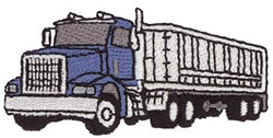 Truck & Dump Trailer Machine Embroidery Design