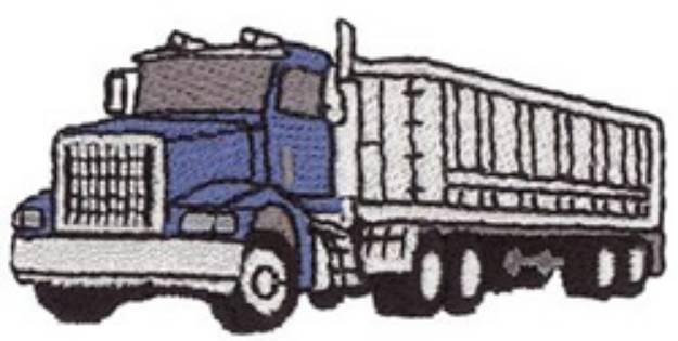 Picture of Truck & Dump Trailer Machine Embroidery Design