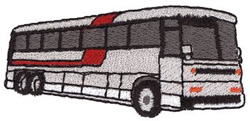 Charter Bus Machine Embroidery Design