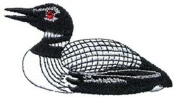 Loon Machine Embroidery Design