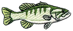 Smallmouth Bass Machine Embroidery Design