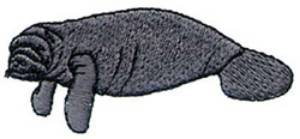 Picture of Manatee Machine Embroidery Design