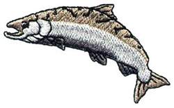 Atlantic Salmon Machine Embroidery Design