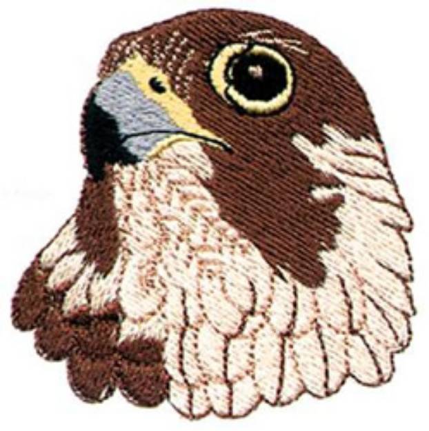 Picture of Peregrine Falcon Machine Embroidery Design