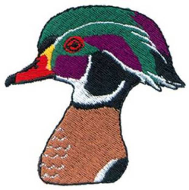 Picture of Wood Duck Machine Embroidery Design