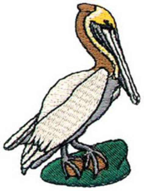 Picture of Brown Pelican Machine Embroidery Design