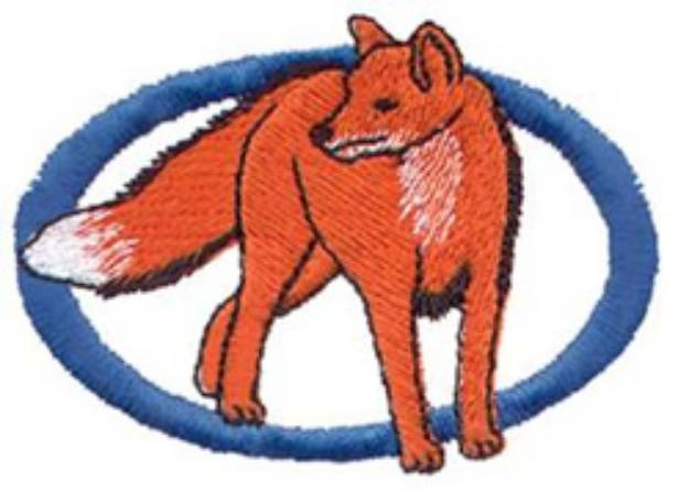 Picture of Fox Machine Embroidery Design