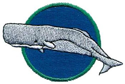 Sperm Whale Machine Embroidery Design