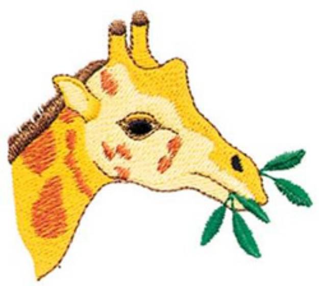 Picture of Giraffe Head Machine Embroidery Design