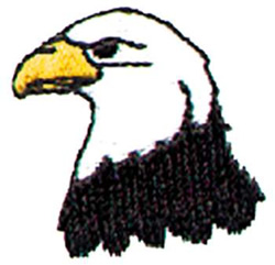 1" Eagle Machine Embroidery Design