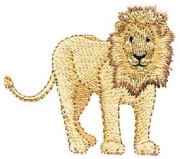 Picture of Standing Lion Machine Embroidery Design