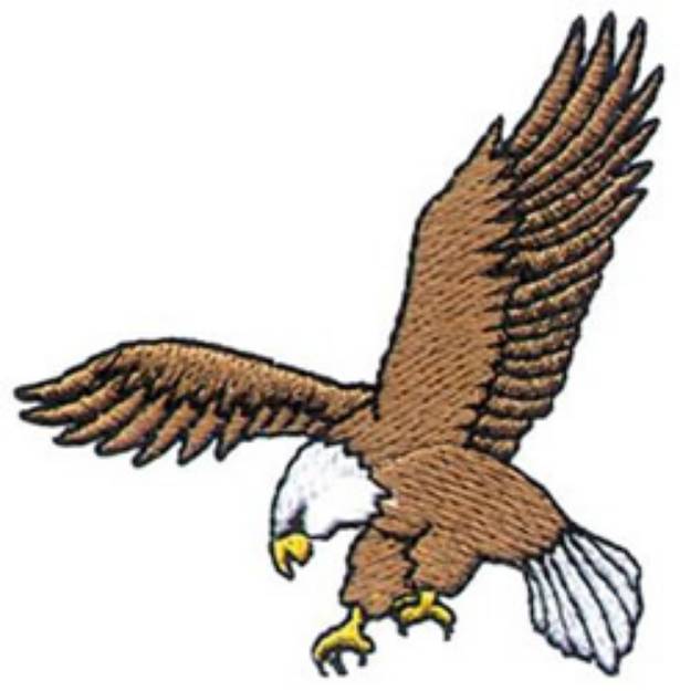 Picture of Eagle Machine Embroidery Design