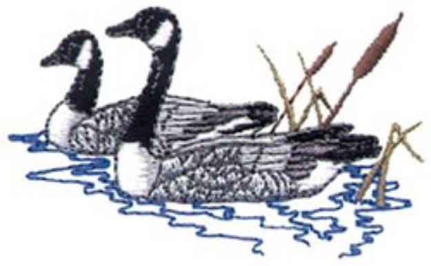 Picture of Canadian Geese Machine Embroidery Design
