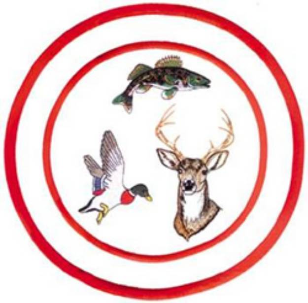 Picture of Wildlife Group Machine Embroidery Design