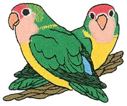 Lovebirds Machine Embroidery Design
