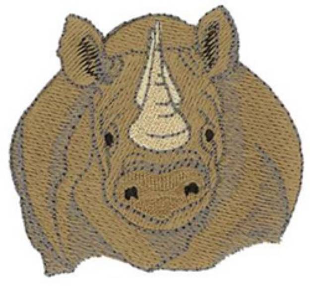 Picture of Black Rhino Machine Embroidery Design