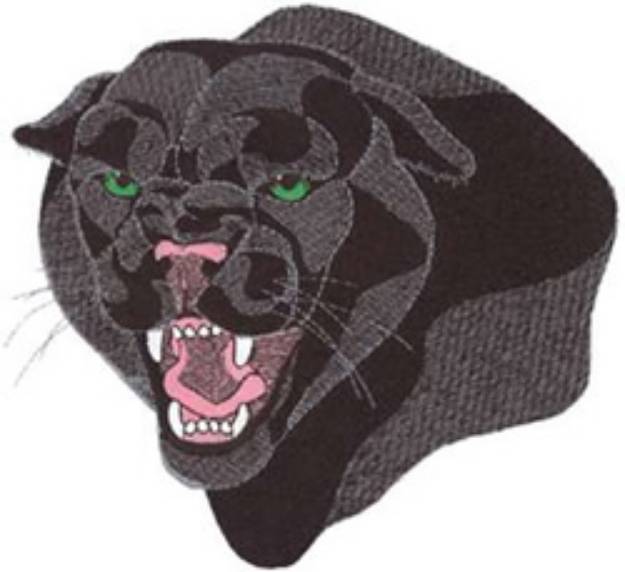 Picture of Large Panther Head Machine Embroidery Design