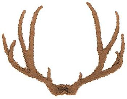 Deer Antlers Machine Embroidery Design