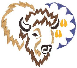 Buffalo Machine Embroidery Design