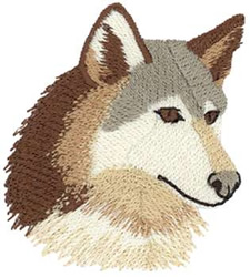 Wolf Machine Embroidery Design