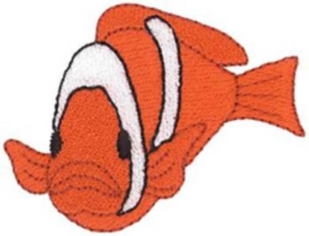 Picture of Clown Fish Machine Embroidery Design
