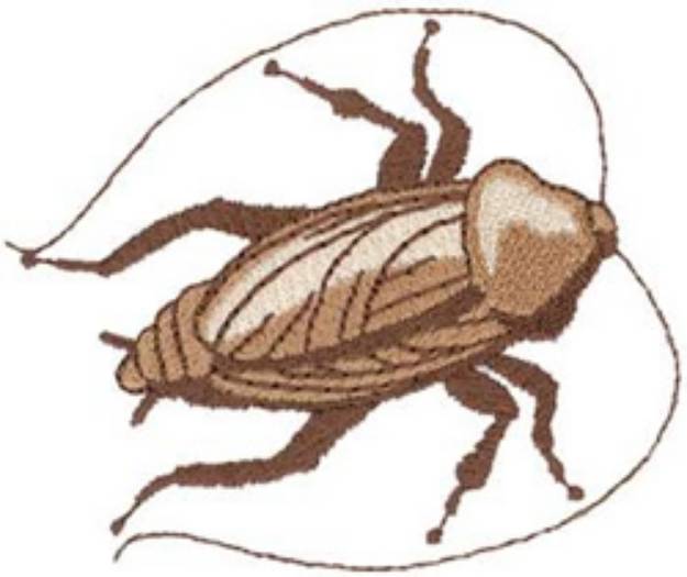 Picture of Cockroach Machine Embroidery Design
