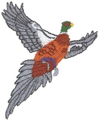 Pheasant Machine Embroidery Design