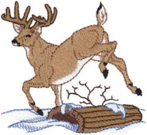 Picture of Whitetail Deer Machine Embroidery Design
