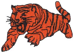 Tiger Machine Embroidery Design