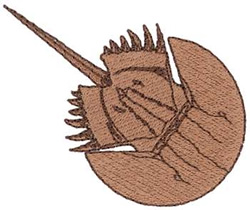Horseshoe Crab Machine Embroidery Design