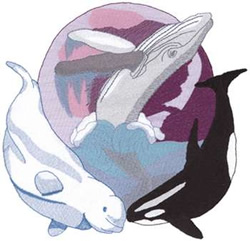 Whales Machine Embroidery Design