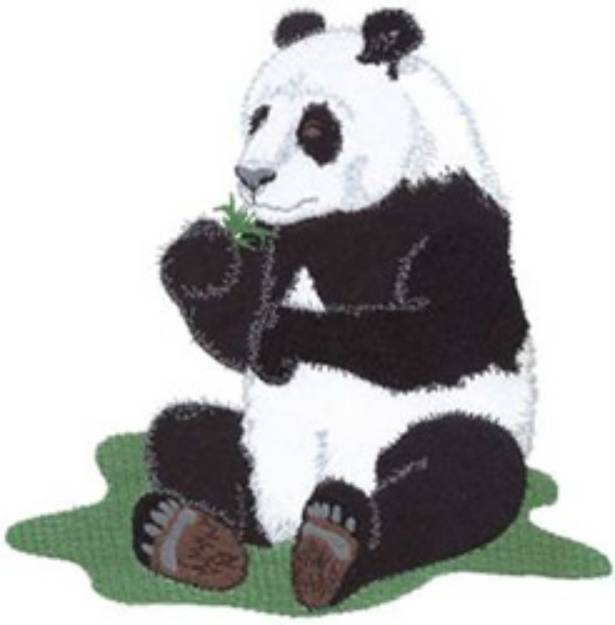 Picture of Giant Panda Machine Embroidery Design