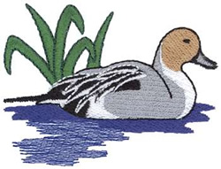 Pintail Duck Machine Embroidery Design