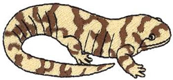 Tiger Salamander Machine Embroidery Design