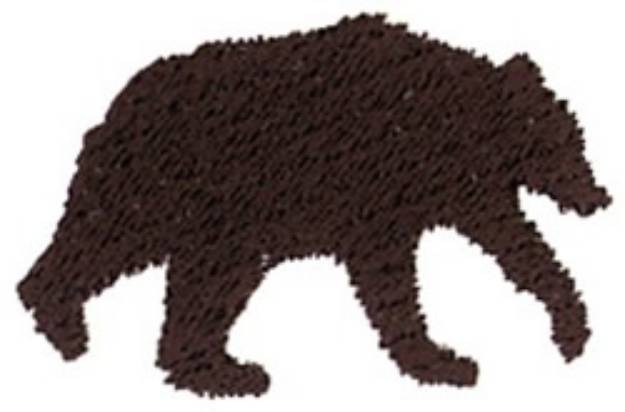 Picture of Small Bear Machine Embroidery Design