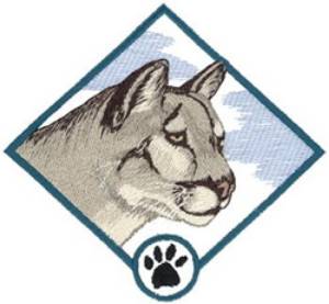 Picture of Mountain Lion Machine Embroidery Design