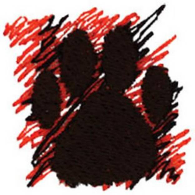 Picture of Tiger Paw Machine Embroidery Design
