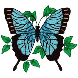 Ulysses Butterfly Machine Embroidery Design