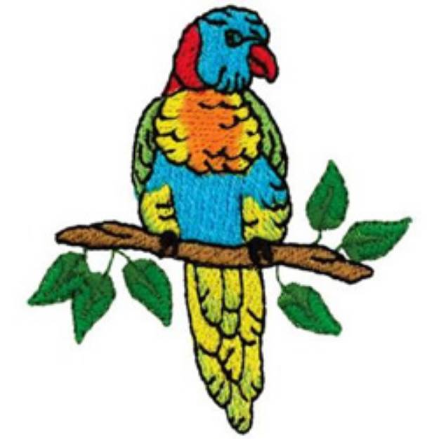Picture of Lorikeet Machine Embroidery Design