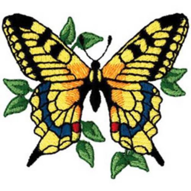 Picture of Swallowtail Butterfly Machine Embroidery Design