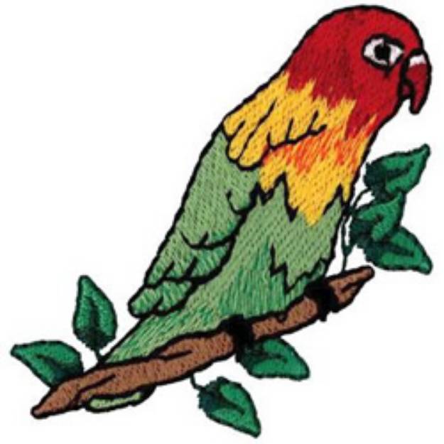 Picture of Lovebird Machine Embroidery Design